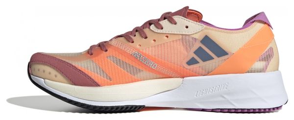Chaussures Running adidas running adizero Adios 7 Orange Violet Femme