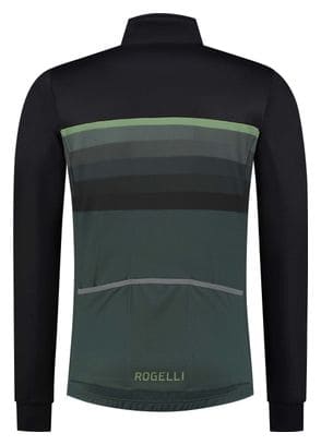 Veste Velo Hiver Rogelli Hero ll - Homme - Vert/Noir