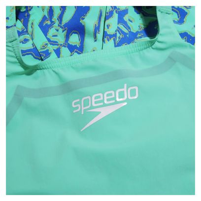 Speedo Fastskin LZR Ignite Women's Wetsuit Swimsuit Green/Blue