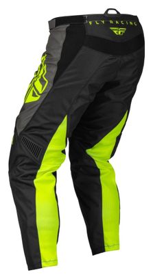 Pantalón Fly Racing Fly F-16 Negro / Gris / Amarillo fluorescente