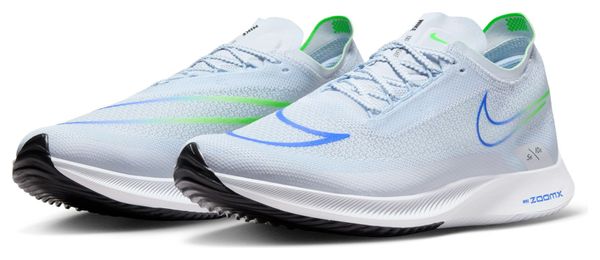 Nike ZoomX Streakfly Running Shoes White Green Blue