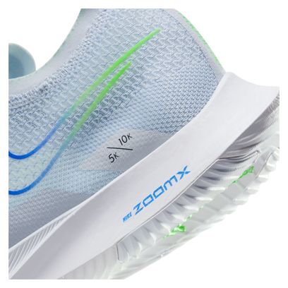 Nike ZoomX Streakfly Laufschuh Weiß Grün Blau