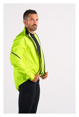 Spiuk Top Ten Men's Neon Yellow Waterproof Jacket