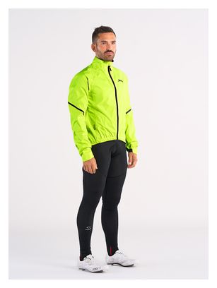 Spiuk Top Ten Men's Neon Yellow Waterproof Jacket