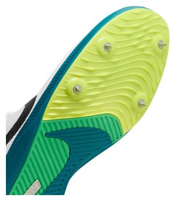 Nike Zoom Rival Distance Wit Groen Heren