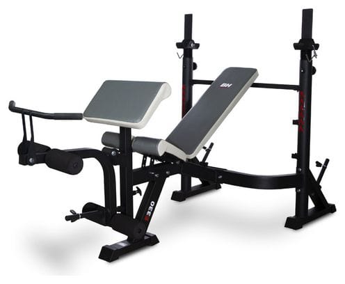 Banc multi-positions - BH - musculation acier - G330FD Optima Press noir