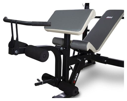 Banc multi-positions - BH - musculation acier - G330FD Optima Press noir