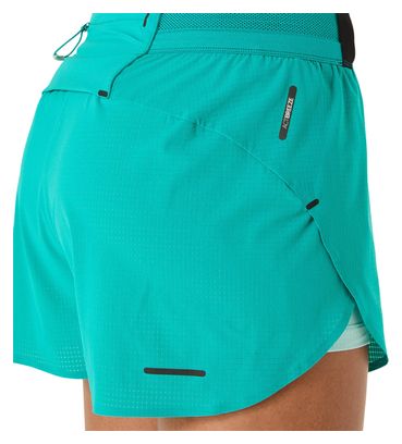 Asics Metarun Blue Women's Split Short