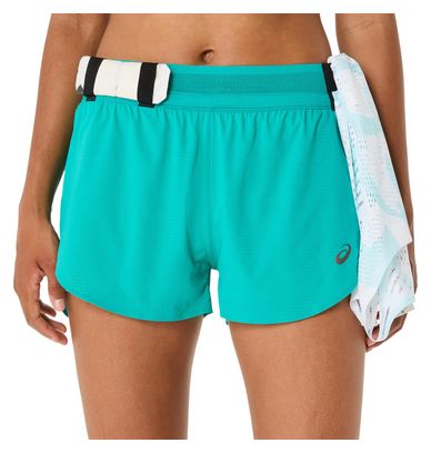 Asics Metarun Blue Women's Split Short