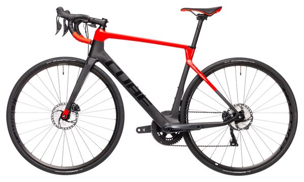 Bicicleta de carretera Cube Agree C:62 SL Shimano Ultegra Di2 11S 700 mm Gris carbón Rojo 2021