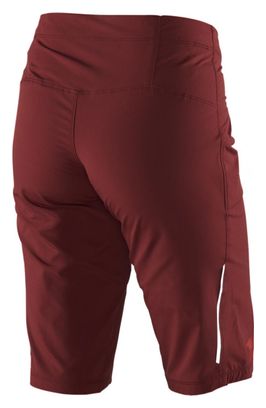 Short Femme 100% Ridecamp Rouge
