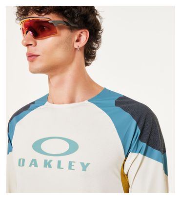 Langarm Trikot Oakley Seeker Edge Weiß
