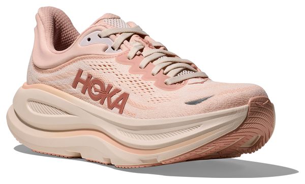 Hoka Bondi 9 Women's Running Shoes in Pink