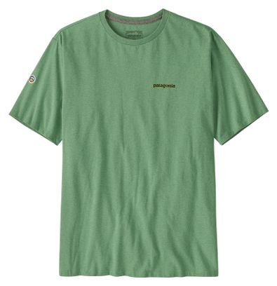 Camiseta Patagonia Fitz Roy Icon Responsibili-Tee Verde Hombre