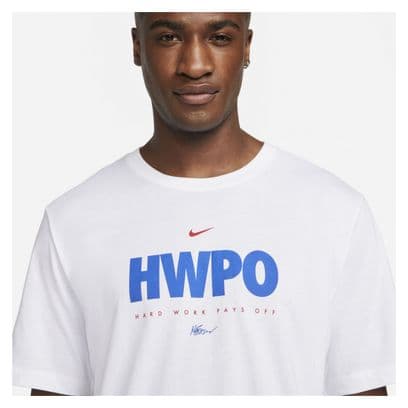 T-shirt Nike Dri-Fit Training ''HWPO'' Blanc Bleu