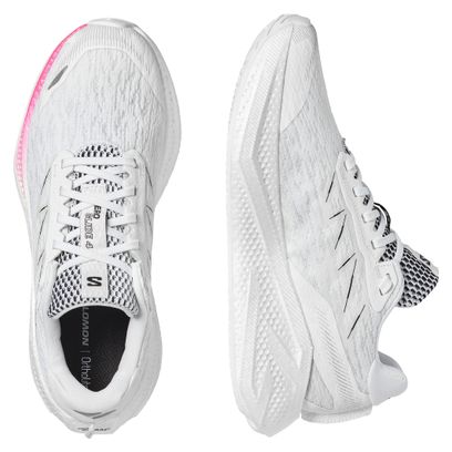 Scarpe da corsa Salomon Aero Glide 4 Bianco/Rosa Uomo