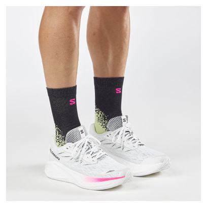 Scarpe da corsa Salomon Aero Glide 4 Bianco/Rosa Uomo