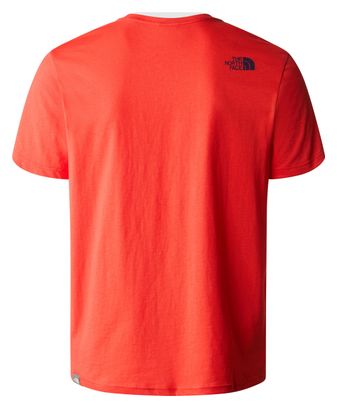 The North Face Easy Heren T-shirt Rood