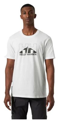 Maglietta grafica Helly Hansen Nord Bianco