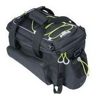 Basil Miles XL Pro Luggage Behavior Behavior Sac - Adapterplate Sporty - Black / Lime - 9-36L - MIK / RT