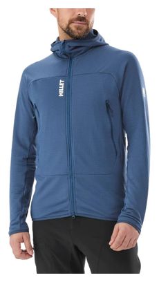 Millet Fusion Grid Hoodie Forro polar Azul