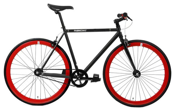 FabricBike Original -  Vélo Fixie 28  Matte Black et Red