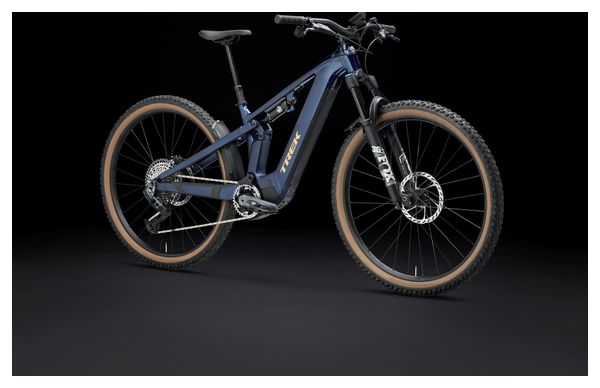 VTT Électrique Tout-Suspendu Trek Powerfly FS+ 8 Sram GX AXS T-Type 12V 800Wh Bleu Gén. 4