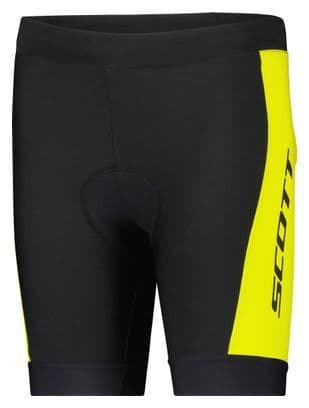 Cuissard Sans Bretelles Scott RC Pro Junior Noir/Jaune Fluo