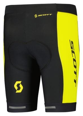 Cuissard Sans Bretelles Scott RC Pro Junior Noir/Jaune Fluo