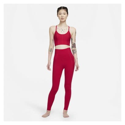 Nike Damen Dri-Fit Indy Yoga BH Rot