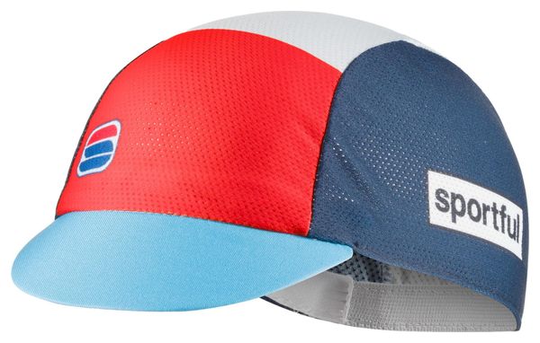 Casquette Sportful Heritage Bleu/Rouge