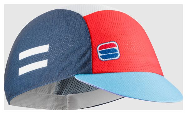 Casquette Sportful Heritage Bleu/Rouge
