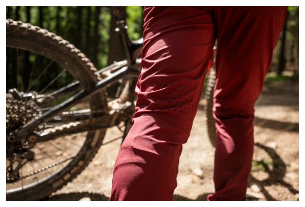 Pantalón MTB ION Ionic LT Rojo Mujer