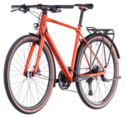 Cube Nulane Pro FE Fitnessfiets Shimano Cues 10S 700 mm Vuur Oranje Rood 2025