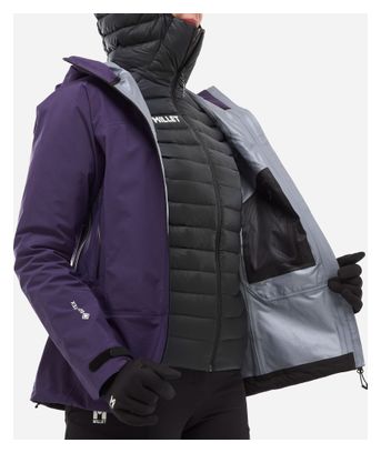 Felpa con cappuccio Millet Evole Light 700 Donna Nero