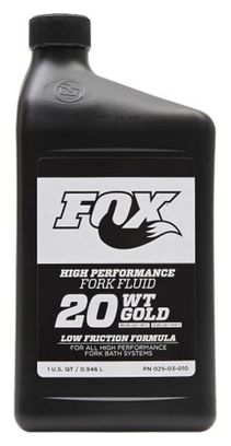 FOX RACING SHOX Oil 32 oz 20 WT Gold 025-03-010