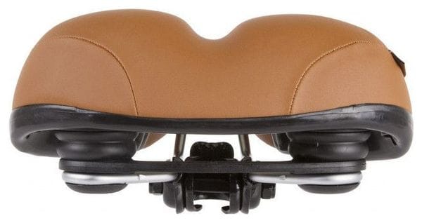 Velo Selle Peluche Avec Suspension Elastomère - Marron