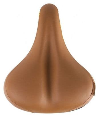 Velo Selle Peluche Avec Suspension Elastomère - Marron