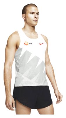 Camiseta sin mangas Nike Aeroswift NN blanco gris