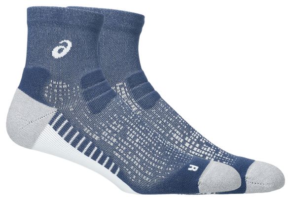 Asics Performance Run Quarter Socken, blau