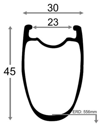 Paire de roues Progress Airspeed A45 Disc | 12x100/12x142 | Center Lock