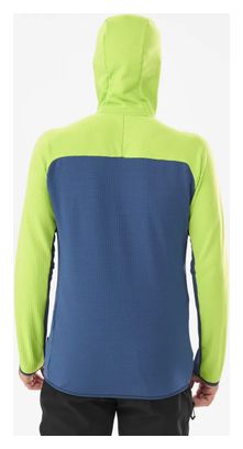 Millet Fusion Grid Hoodie Polare Blu/Verde