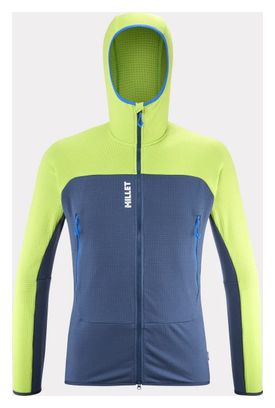 Millet Fusion Grid Hoodie Forro polar Azul/Verde