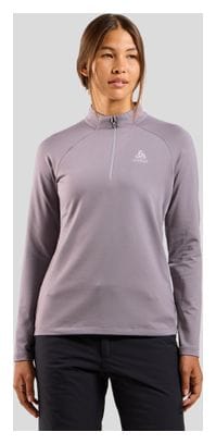 Women's Odlo Essentials Light 1/2 Zip Sweater Grey