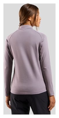 Pullover Women Odlo Essentials Light 1/2 Zip Grau