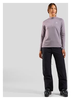 Women's Odlo Essentials Light 1/2 Zip Sweater Grey