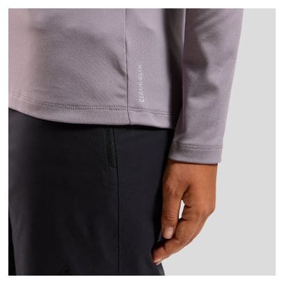 Pullover Women Odlo Essentials Light 1/2 Zip Grau