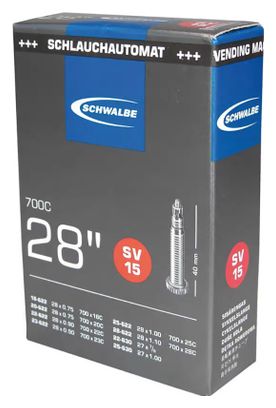 Schwalbe 700c / 28 &#39;&#39; Extra Light SV15 Presta 40mm Lightweight Inner Tube