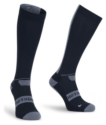 Spatz Hotsokz Calze lunghe invernali Merino Nero Grigio