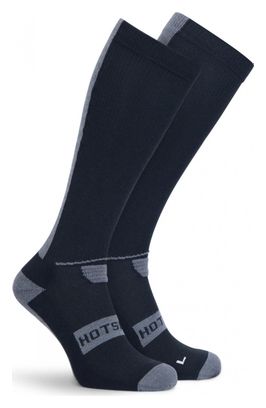 Paire de Chaussettes Hautes Spatz Hotsokz Noir Gris